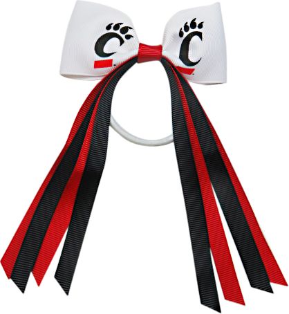 University of Cincinnati Streamer Hairbow