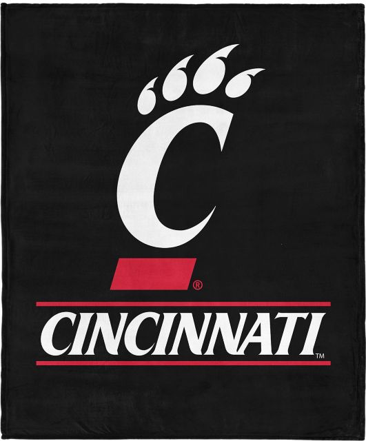University of Cincinnati 46 x 60 Silk Touch Throw Blanket