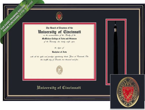 University of Cincinnati 8.5'' x 11'' Prestige Diploma Frame
