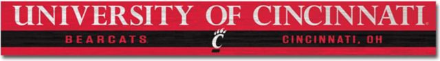 University of Cincinnati Doorway Plank Sign 4x36 - ONLINE ONLY