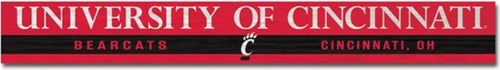 University of Cincinnati Doorway Plank Sign 4x36 - ONLINE ONLY