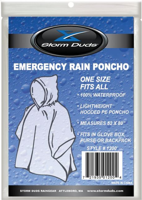 University of Cincinnati Rain Poncho