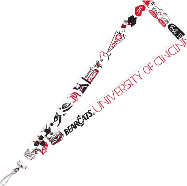 University of Cincinnati Julia Gash 3/4'' Satin Lanyard