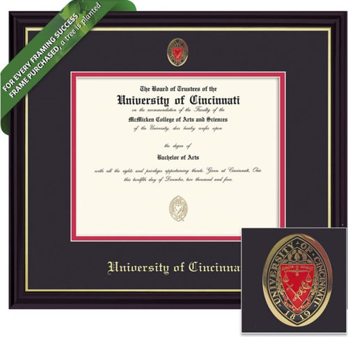 University Of Cincinnati Coronado Law/MD Diploma Frame -ONLINE ONLY