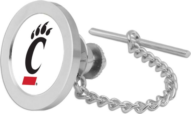 CSI Silver Tie Tack/Lapel Pin Gift Boxed With Colored Medallion - ONLINE ONLY