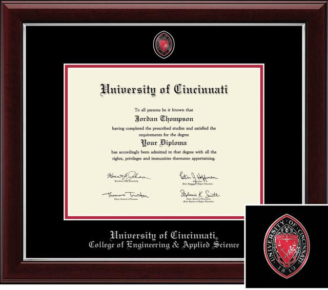 Church Hill Classics Masterpiece Diploma Frame. Engineering. Bachelors, Masters, PhD. - ONLINE ONLY