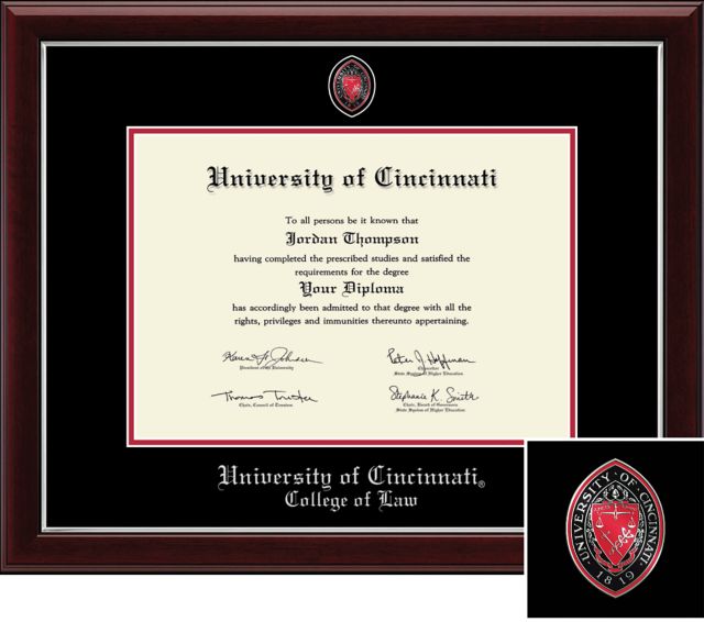 Church Hill Classics Masterpiece Diploma Frame. Law. - ONLINE ONLY