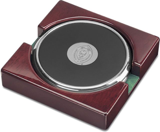 Two Round Silver Coaster - ONLINE ONLY