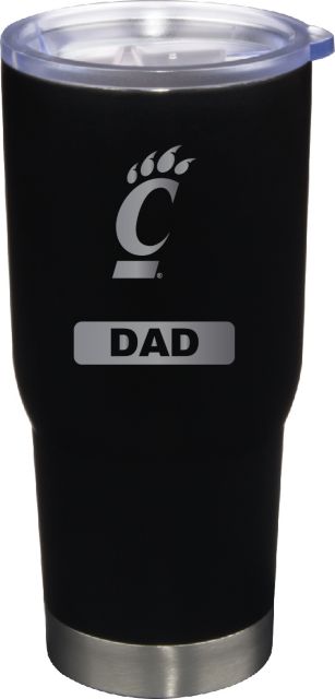 22 oz Matte Black Stainless Steel Tumbler Dad