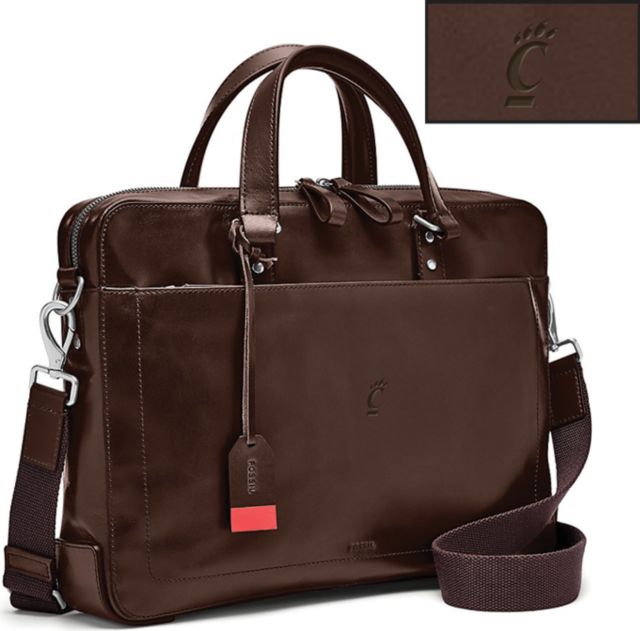Fossil Leather Defender Brief - Brown - ONLINE ONLY
