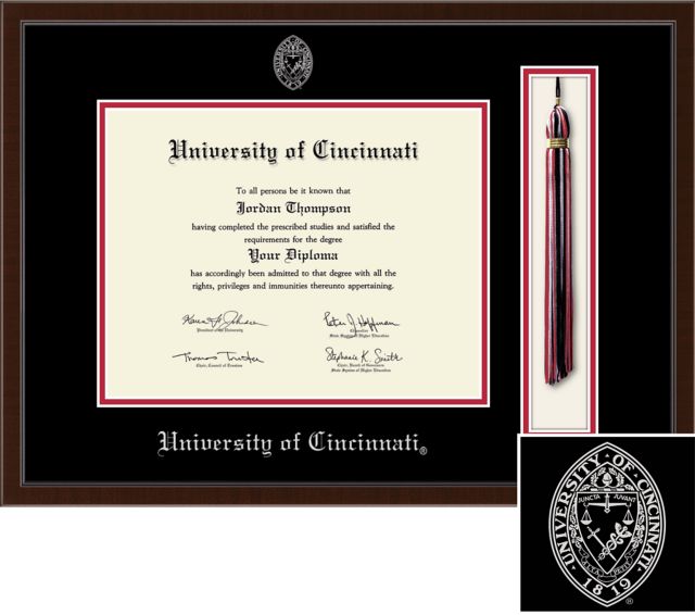 Church Hill Classics Tassel Diploma Frame. Bachelors, Masters, PhD - ONLINE ONLY