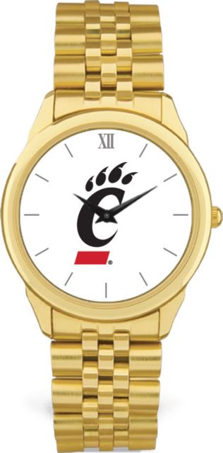 CSI Men's Gold Rolled Link Wristwatch  (Gift Box) With Colored Medallion - ONLINE ONLY