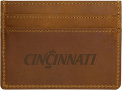 LEATHER CARD HOLDE/BROWN/1SIZ/