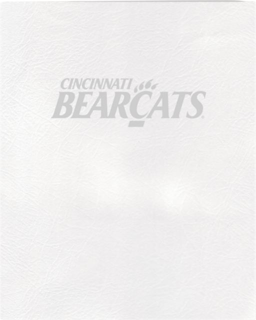 University of Cincinnati 2 Pocket Leatherette Folder