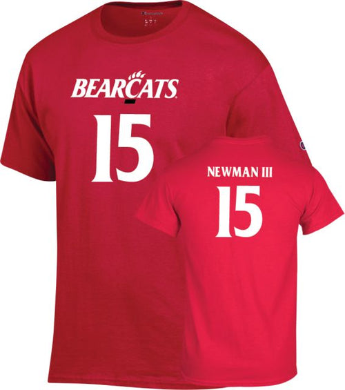 University of Cincinnati Men's Basketball T-Shirt John Newman III - 15 - ONLINE ONLY