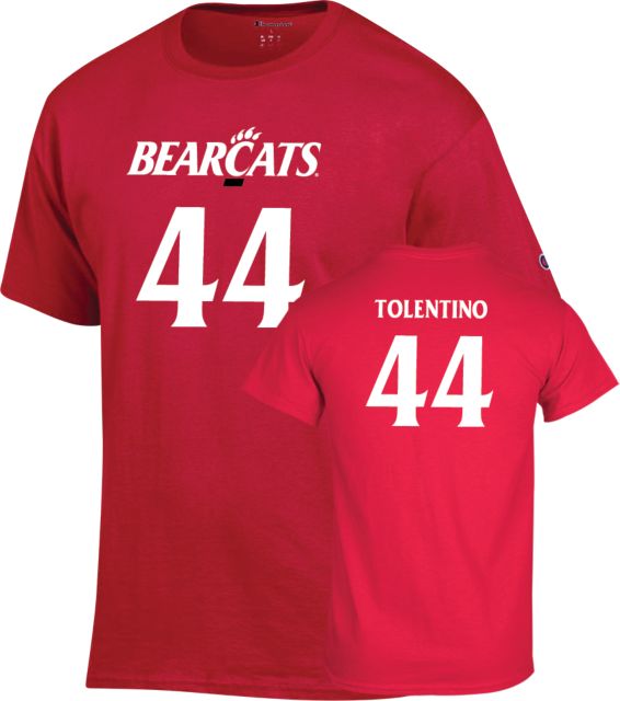 University of Cincinnati Men's Basketball T-Shirt Sage Tolentino - 44 - ONLINE ONLY