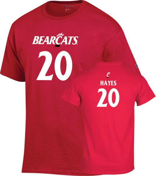 University of Cincinnati Women's Basketball T-Shirt Jillian Hayes - 20 - ONLINE ONLY