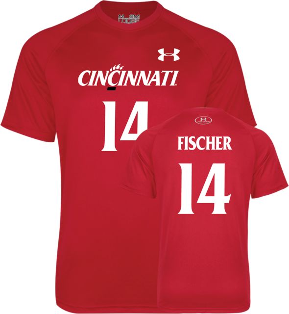 Cincinnati Football Tech Tee Fischer - 14 - ONLINE ONLY