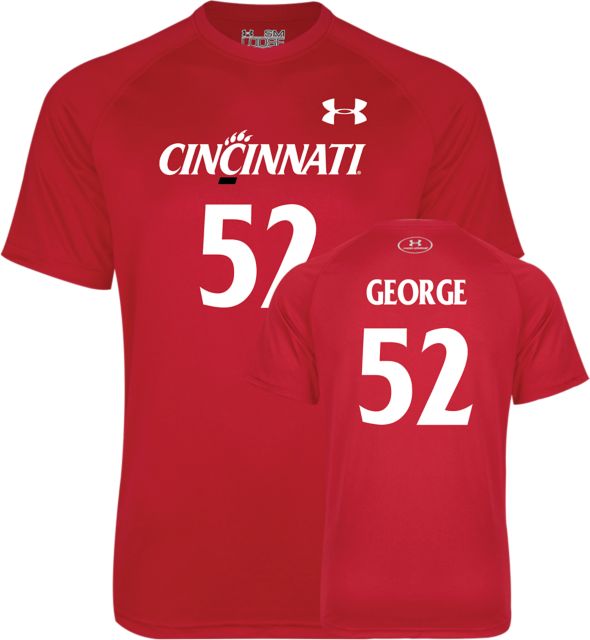 Cincinnati Football Tech Tee George - 52 - ONLINE ONLY