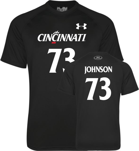 Cincinnati Football Tech Tee Johnson - 73 - ONLINE ONLY