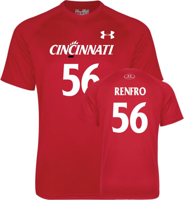 Cincinnati Football Tech Tee Renfro - 56 - ONLINE ONLY