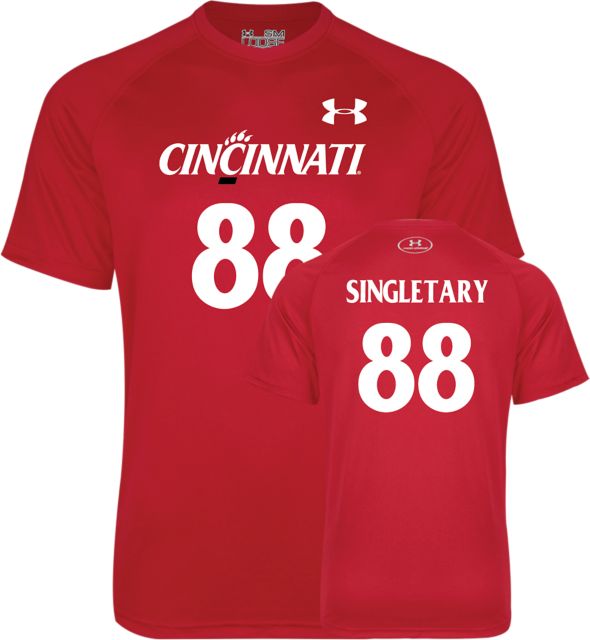 Cincinnati Football Tech Tee Singletary - 88 - ONLINE ONLY