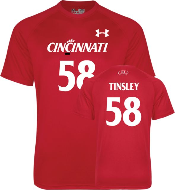 Cincinnati Football Tech Tee Tinsley - 58 - ONLINE ONLY