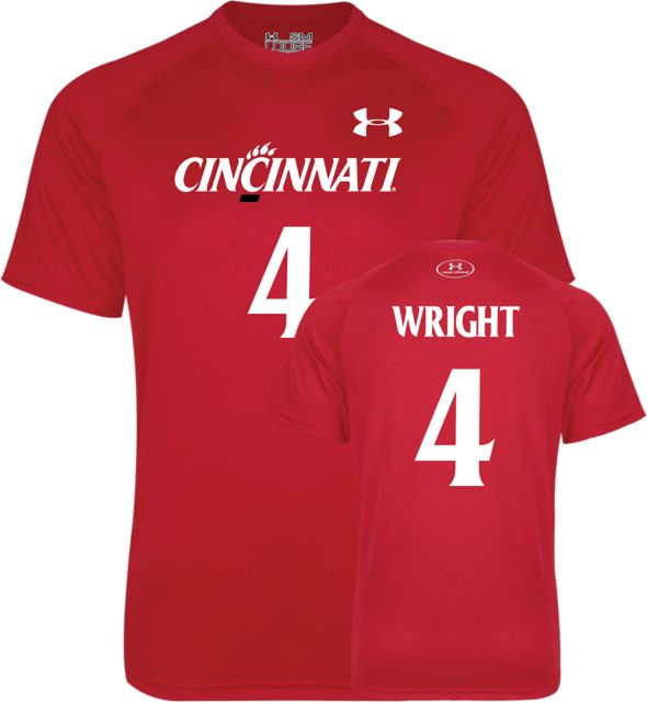 Cincinnati Football Tech Tee Wright - 4 - ONLINE ONLY