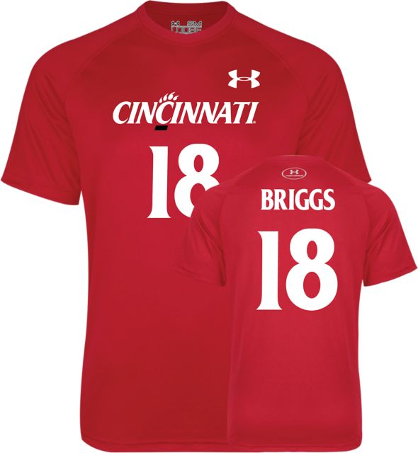 Cincinnati Football Tech Tee Briggs - 18 - ONLINE ONLY