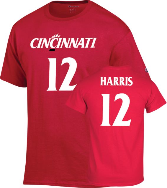 Cincinnati Football T Shirt Harris - 12 - ONLINE ONLY