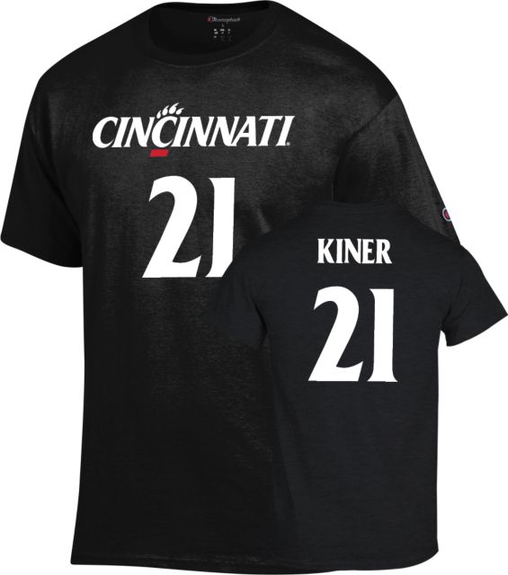 Cincinnati Football T Shirt Kiner - 21 - ONLINE ONLY