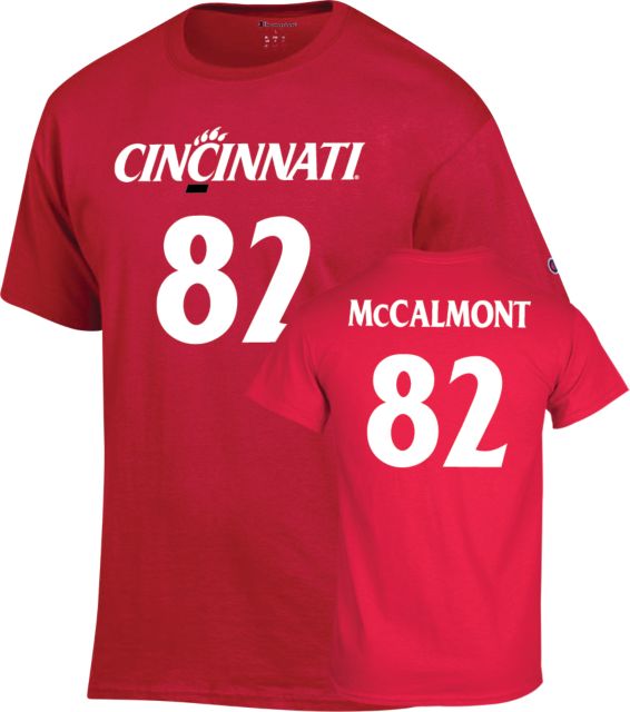 Cincinnati Football T Shirt McCalmont - 82 - ONLINE ONLY