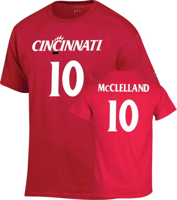 Cincinnati Football T Shirt McClelland - 10 - ONLINE ONLY