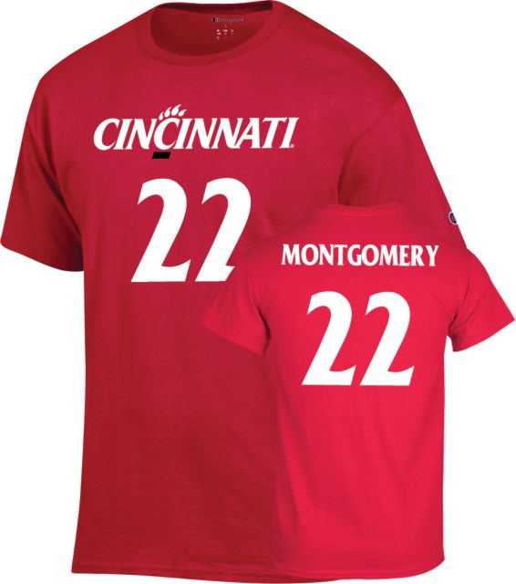 Cincinnati Football T Shirt Montgomery - 22 - ONLINE ONLY