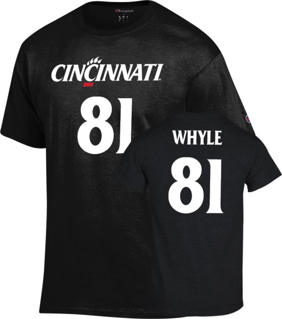 Cincinnati Football T Shirt Whyle - 81 - ONLINE ONLY
