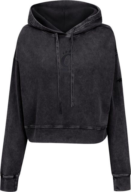 University of Cincinnati Women's Crop Hooded Sweatshirt