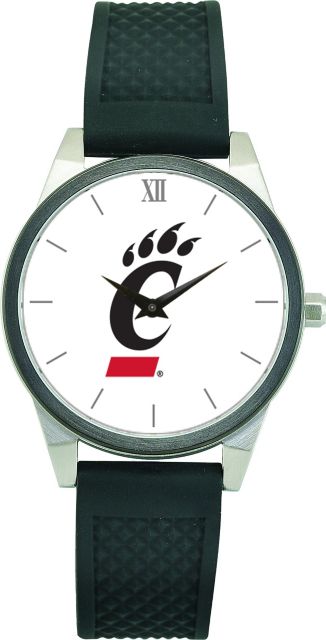CSI Women's Wristwatch (Gift Boxed) With Black Silicone Strap And Color Medallion. - ONLINE ONLY