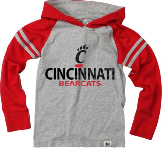 University of Cincinnati Toddler Boy's Hooded Long Sleeve T-Shirt