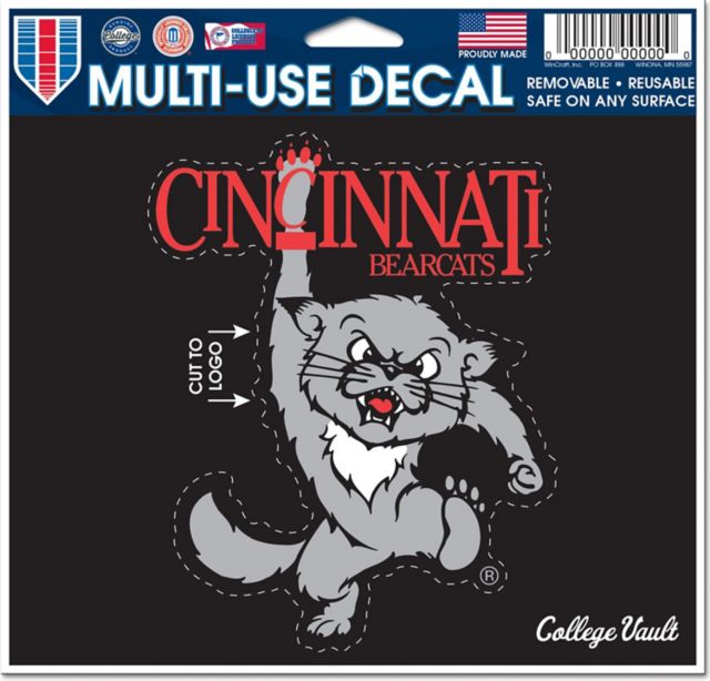 University of Cincinnati 5'' x 6'' Decal