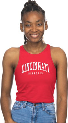 University of Cincinnati Women's Bearcats Cropped Tank Top