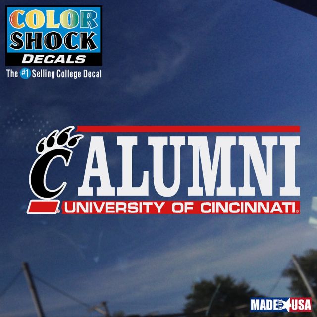 University of Cincinnati Alumni Decal