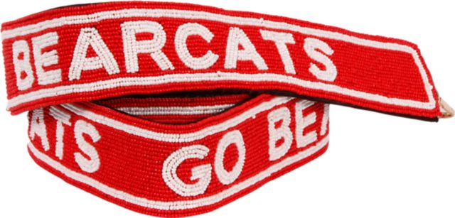 University of Cincinnati Bearcats Beaded Bag Strap