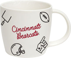 University of Cincinnati Bearcats Football 18 oz. Mug