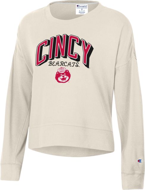 University of Cincinnati Women's Sueded Crewneck Sweatshirt