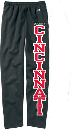 University of Cincinnati Open Bottom Sweatpants