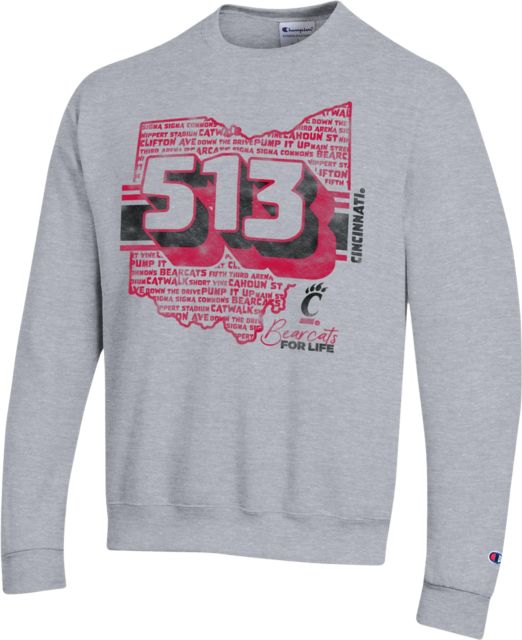 University of Cincinnati 513 Ohio Crewneck Sweatshirt