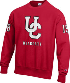 University of Cincinnati Reverse Weave Crewneck Sweatshirt
