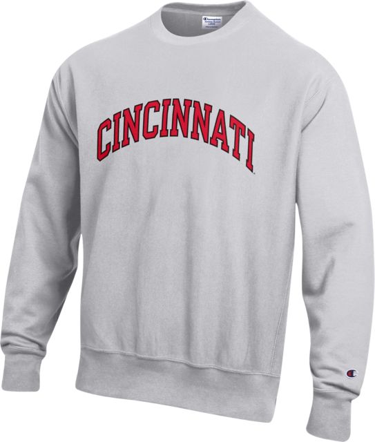 University of Cincinnati Reverse Weave Crewneck Sweatshirt