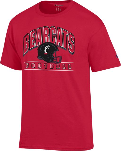 University of Cincinnati Bearcats Football Helmet Short Sleeve T-Shirt