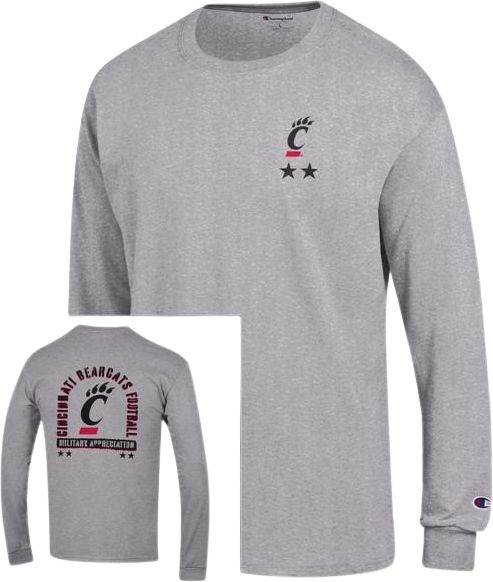 University of Cincinnati Military Appreciation Long Sleeve T-Shirt